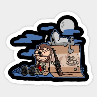 Metal Phantom Nuts Goodnight Sticker